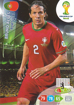 Bruno Alves Portugal Panini 2014 World Cup #271